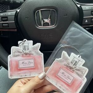 Miss Dior Pink Car Air Freshener - (2) New in Plastic